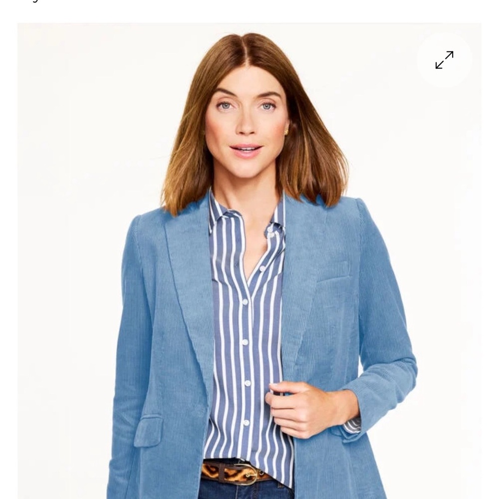 Talbots Light Blue Corduroy Blazer